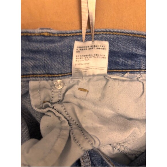 Levi's 724 High Rise Straight Jeans Women's Size 30 Blue Denim - Picture 9 of 10